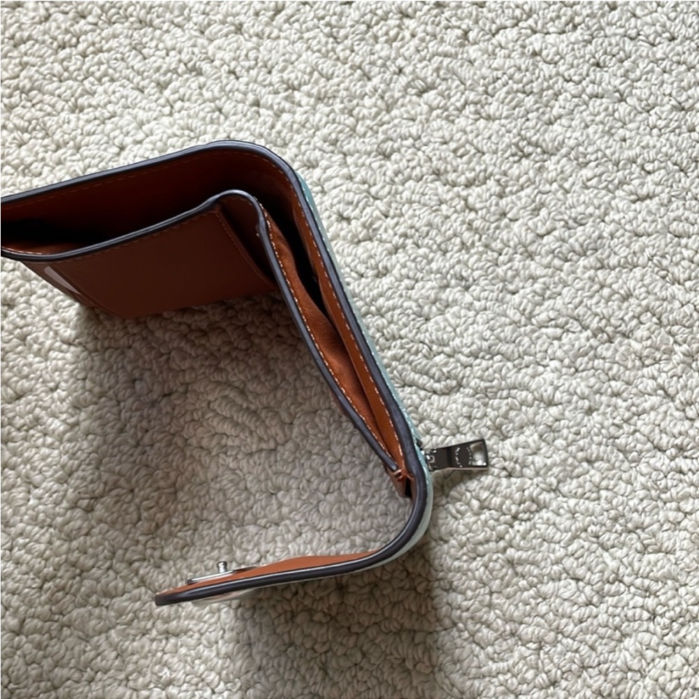 Coach Blue Leather Wallet - Picture 10 of 16